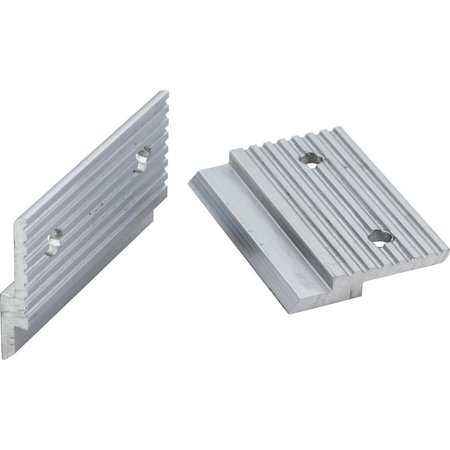HARDWARE RESOURCES 1-3/8"x2" Z-shaped Aluminum Panel Connector 200-ZB